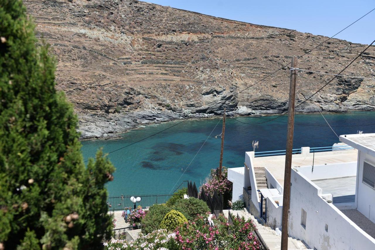 Κυκλαδίτικη Βίλα Στην Παραλία Αντώνηδες, Κύθνου Kythnos Bagian luar foto