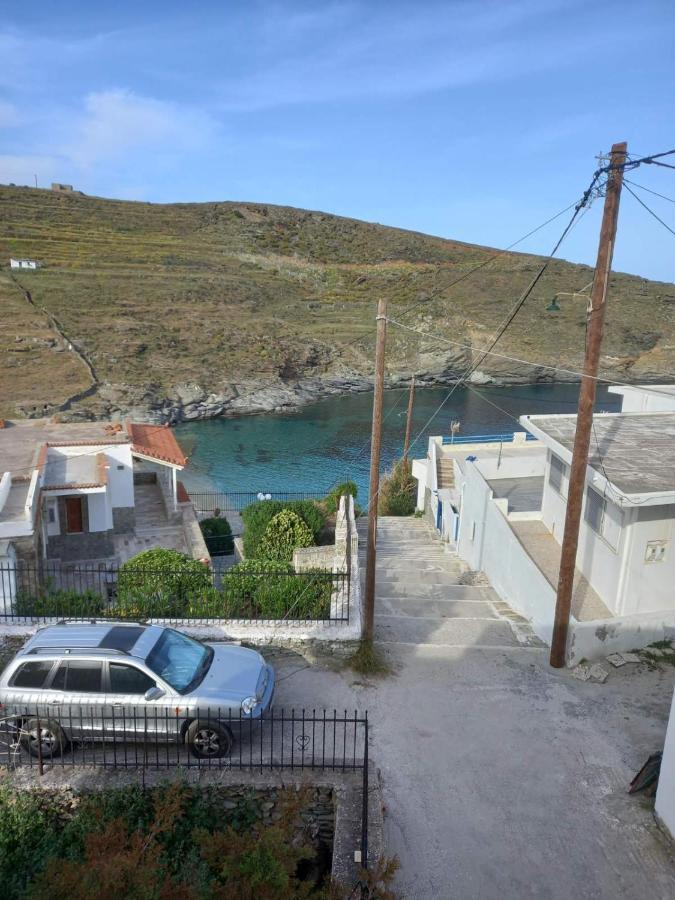 Κυκλαδίτικη Βίλα Στην Παραλία Αντώνηδες, Κύθνου Kythnos Bagian luar foto
