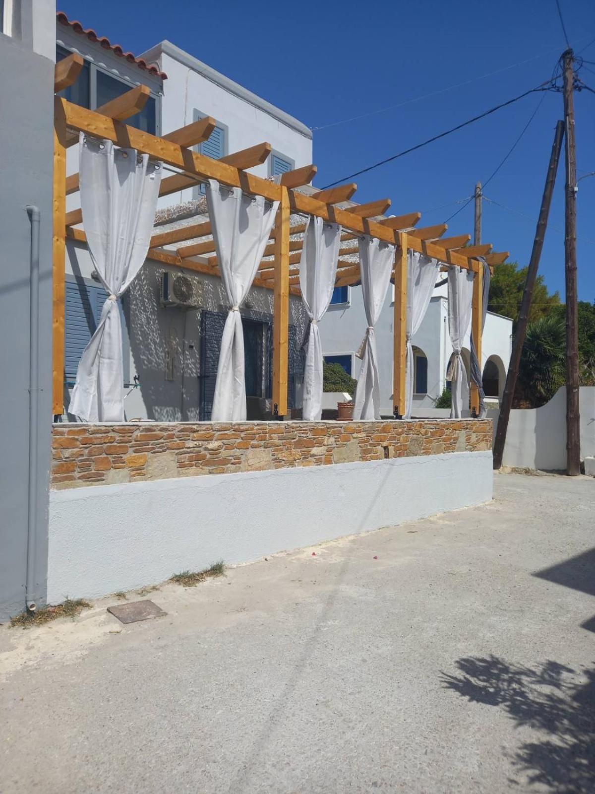 Κυκλαδίτικη Βίλα Στην Παραλία Αντώνηδες, Κύθνου Kythnos Bagian luar foto